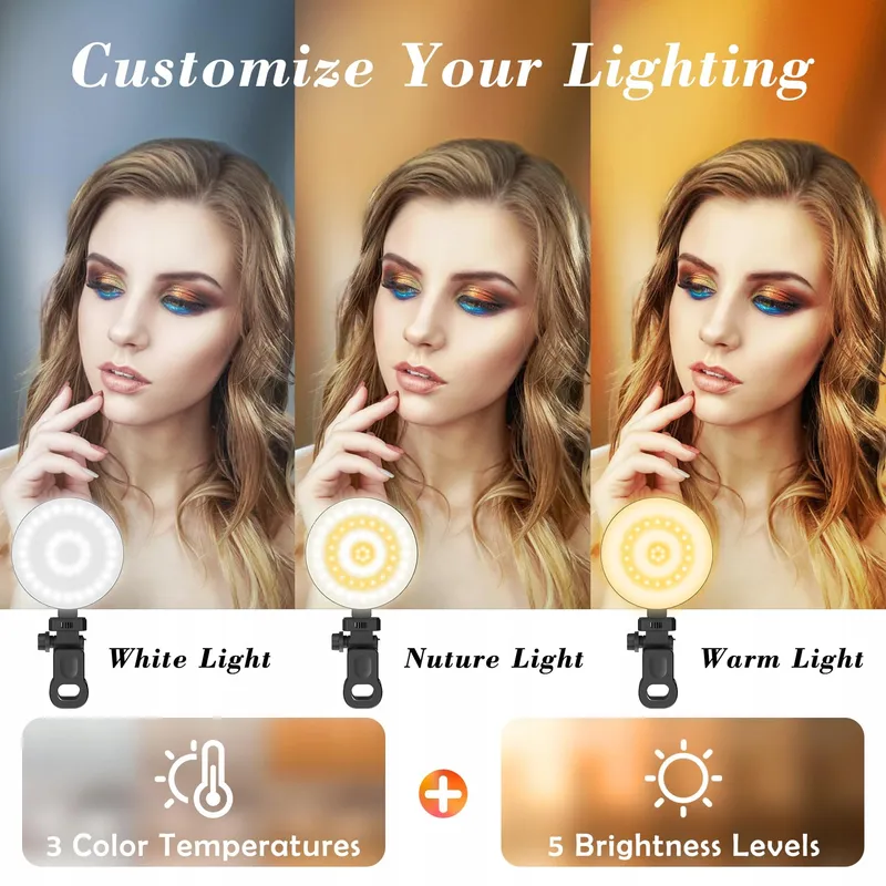 MOJIMDO LED Ringlicht Telefoon en Laptop — foto 3