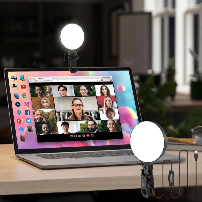 MOJIMDO LED Ringlicht Telefoon en Laptop — foto 1