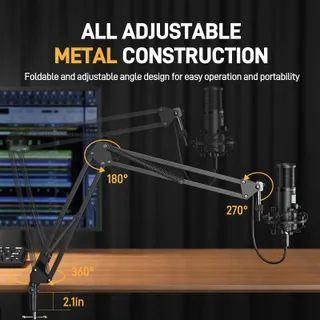 MAONO PM421 USB Microfoon PC Streaming Podcast Gaming YouTube — miniatuur 7