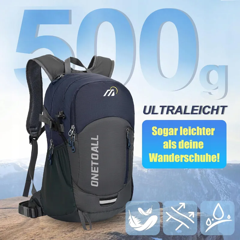 ONETOALL Diefstalbestendige Rugzak 20L Licht Waterdicht Fietsen Wandelen — foto 4