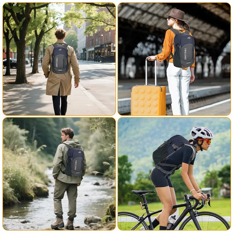 ONETOALL Diefstalbestendige Rugzak 20L Licht Waterdicht Fietsen Wandelen — foto 9