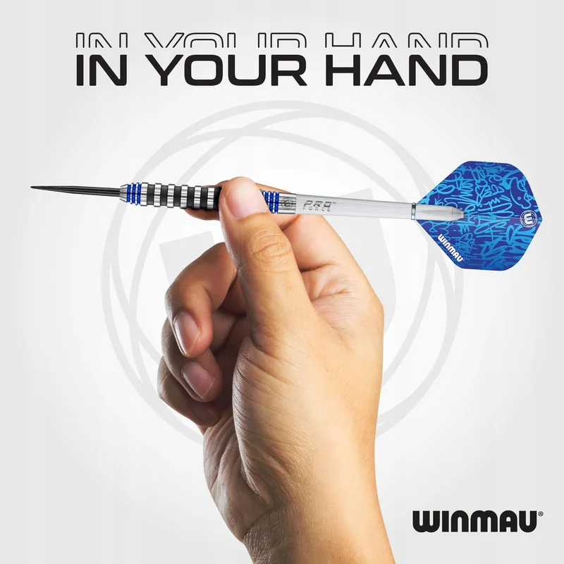WINMAU Advance 500 Dartset 22g Blauw Flights Schachten — foto 5