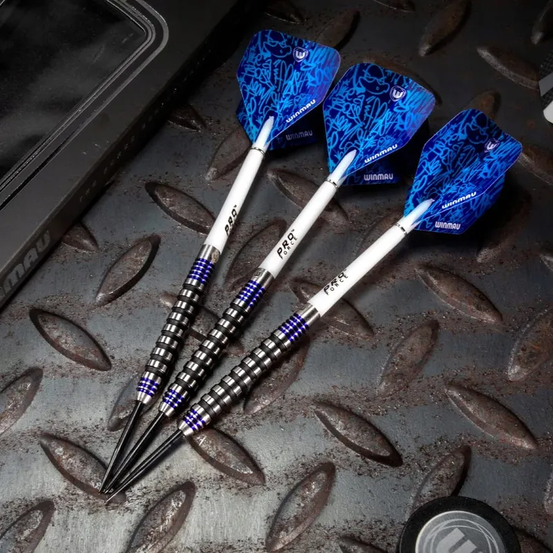 WINMAU Advance 500 Dartset 22g Blauw Flights Schachten — foto 6