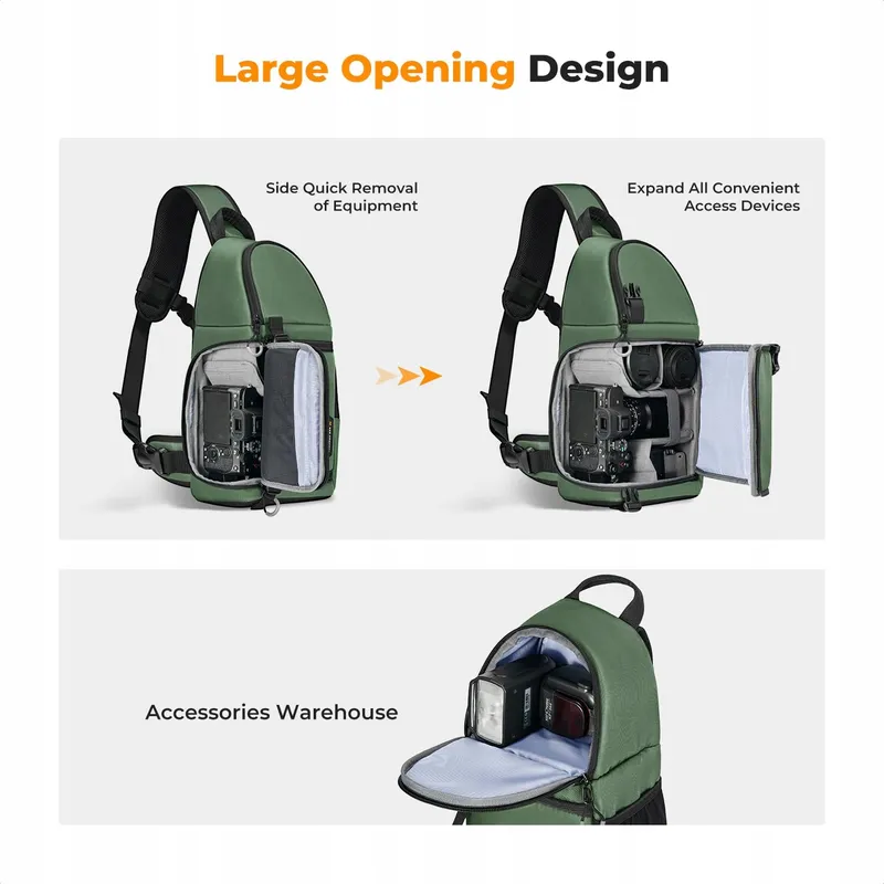 K&F CONCEPT Waterdichte Cameratas met Regenhoes — foto 6