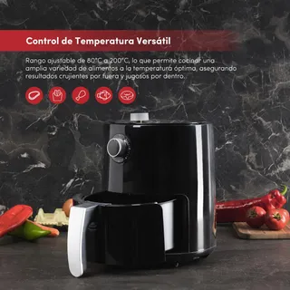 SWISSHOME SH-6653 Airfryer 2,5L 1200W Zilver — miniatuur 3