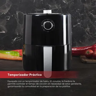 SWISSHOME SH-6653 Airfryer 2,5L 1200W Zilver — miniatuur 2