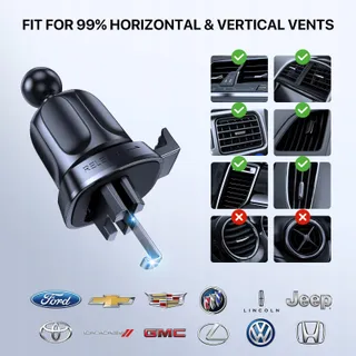 MIRACASE Telefoonhouder Auto Universeel Ventilatierooster — miniatuur 7