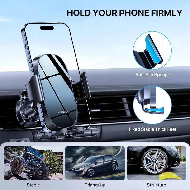MIRACASE Telefoonhouder Auto Universeel Ventilatierooster — foto 4