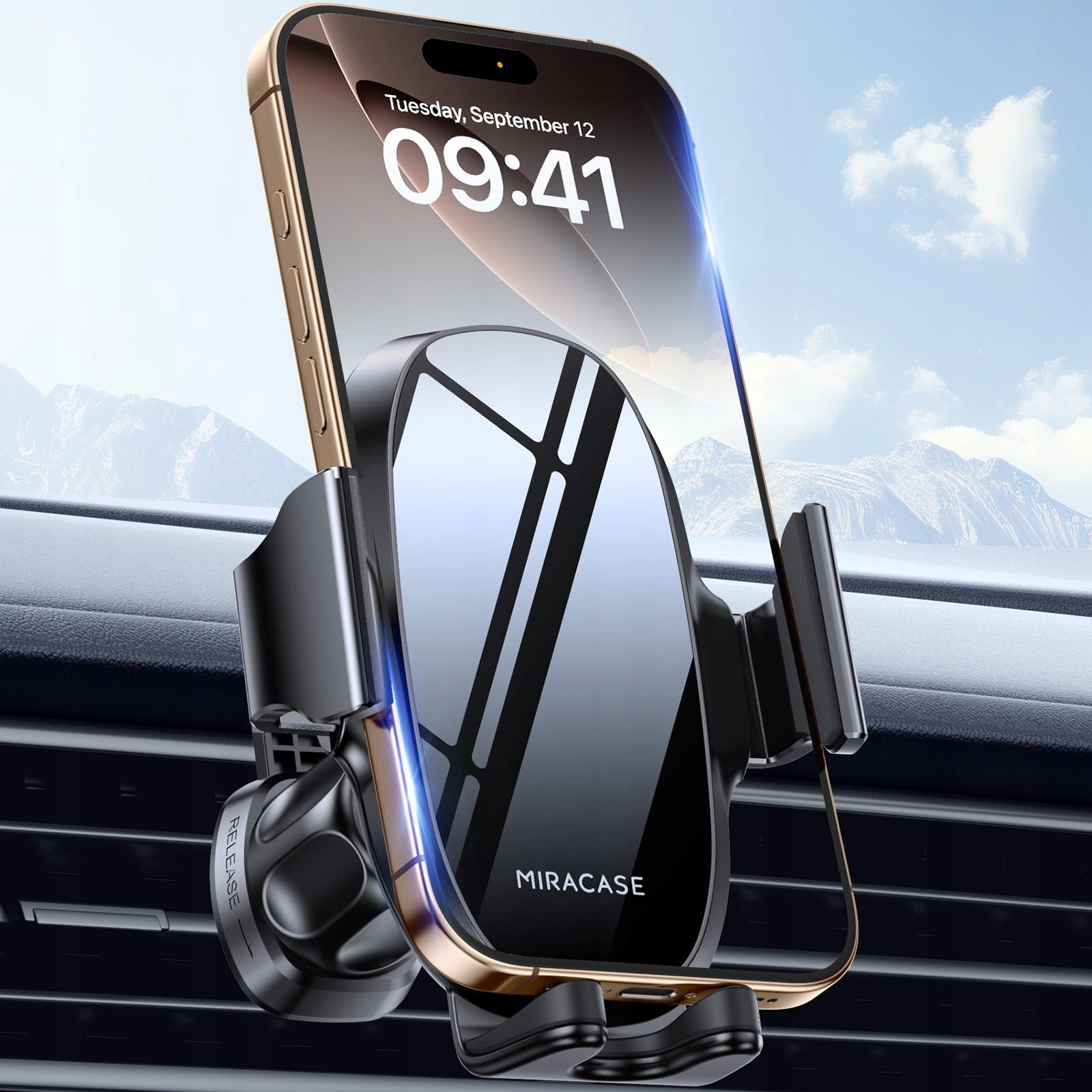 MIRACASE Telefoonhouder Auto Universeel Ventilatierooster