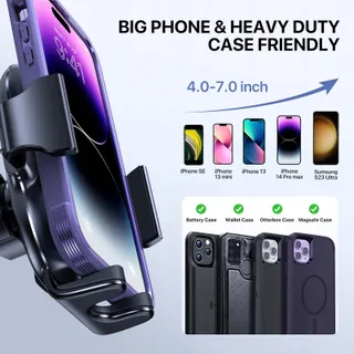 MIRACASE Telefoonhouder Auto Universeel Ventilatierooster — miniatuur 3