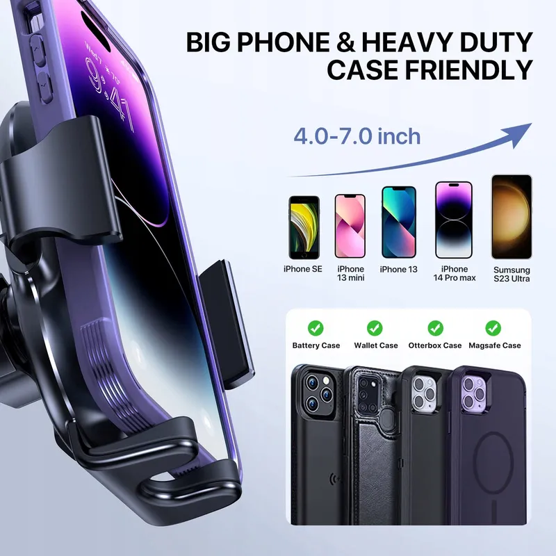 MIRACASE Telefoonhouder Auto Universeel Ventilatierooster — foto 3