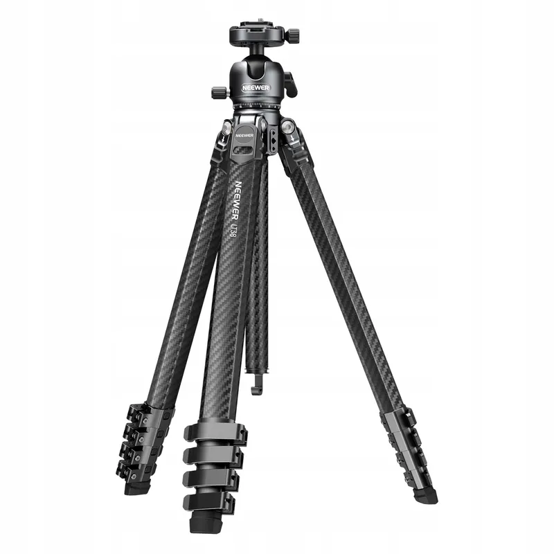 NEEWER LITETRIP LT38 Reisstatief 155cm Koolstofvezel Arca QR — foto 1