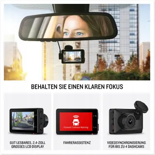 GARMIN Dash Cam X310 4K 140° 2,4" LCD Polarisatiefilter — miniatuur 4