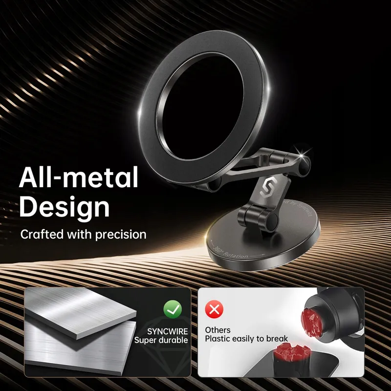 SYNCWIRE Autohouder MagSafe Magnetisch iPhone 16 15 14 Pro Max — foto 6