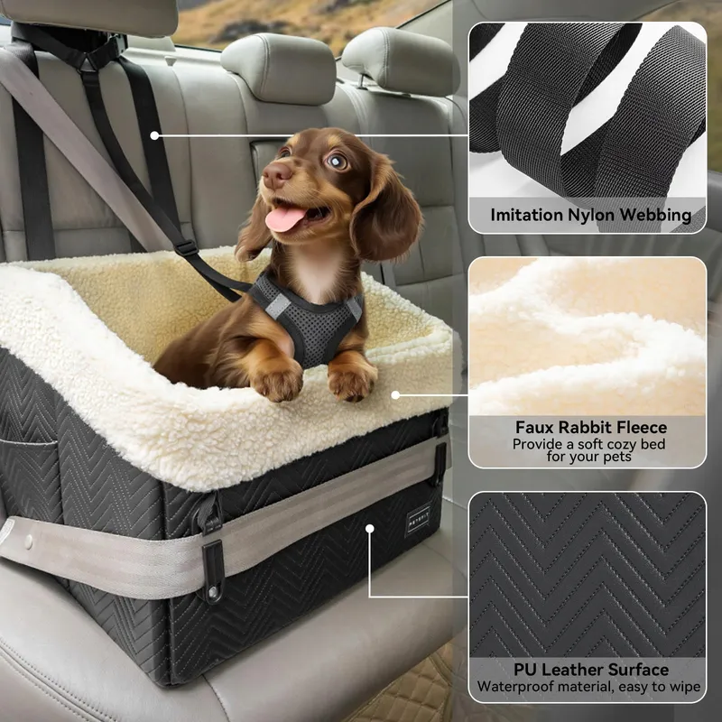 PETSFIT Hondenautostoel tot 12kg Afneembare Hoes — foto 6