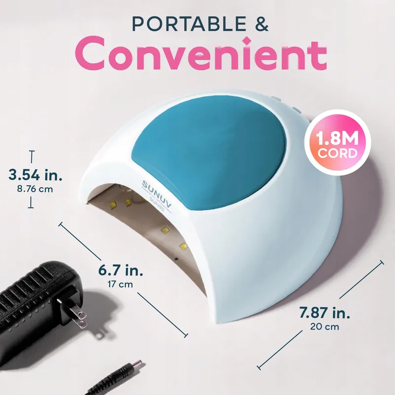 SUNUV SUN2C UV LED Nagellamp Timer Sensor Blauw — foto 6
