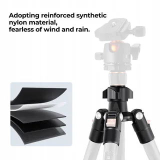 K&F CONCEPT Camerastatief Koolstofvezel 162cm Arca Swiss Compatibel — miniatuur 4