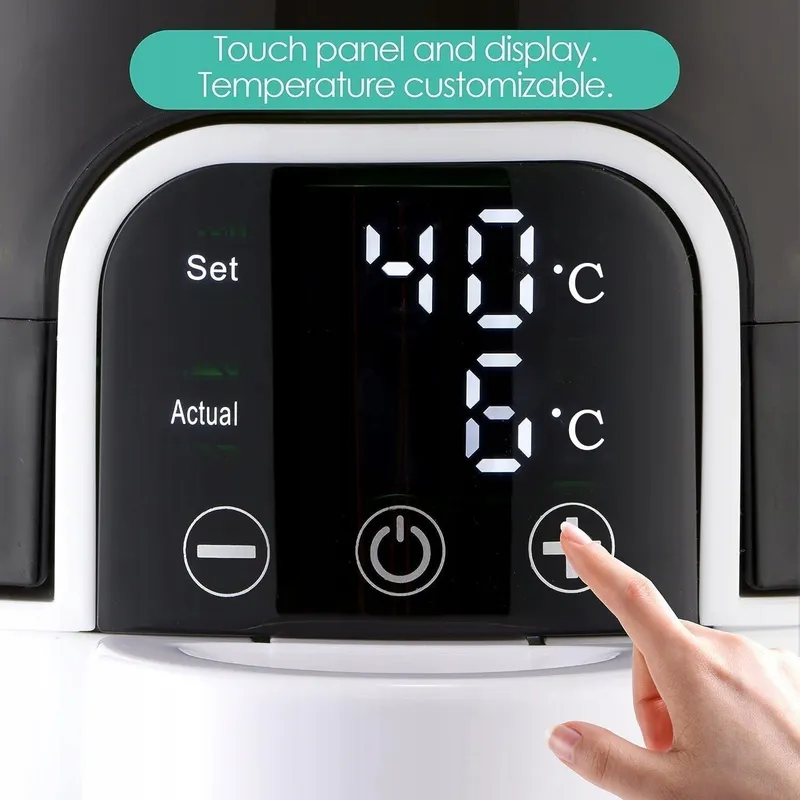 BELLABABY Flessenwarmer Baby Zwart met Bakje — foto 3