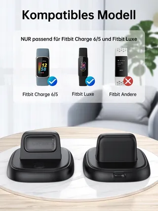 LVFAN Oplader Fitbit Charge 6 Snel Magnetisch met Reset Kabel — miniatuur 2