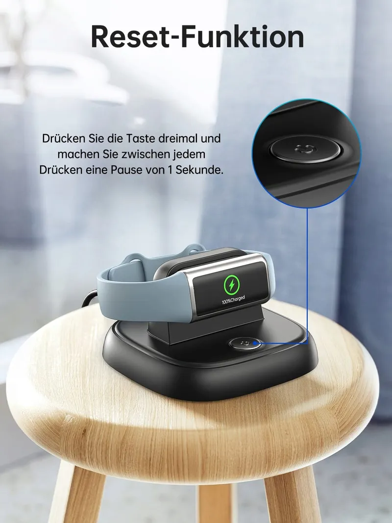 LVFAN Oplader Fitbit Charge 6 Snel Magnetisch met Reset Kabel — foto 3