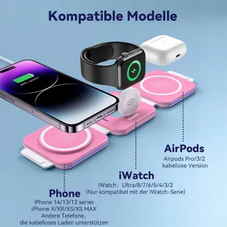 ZUMSEY Draadloos Laadstation iPhone Apple Watch — miniatuur 3