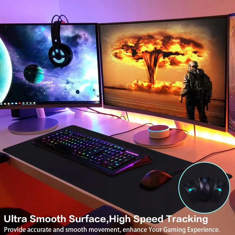 ABETCABE Gaming Muismat XXL Antislip Waterdicht 900x400mm — foto 4