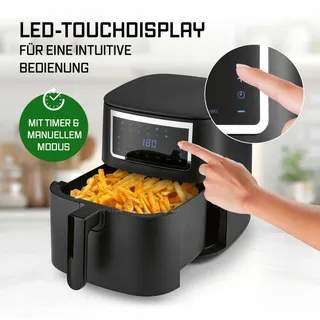 GOURMETMAXX Airfryer 6,5L Touchscreen 9 Functies — miniatuur 5
