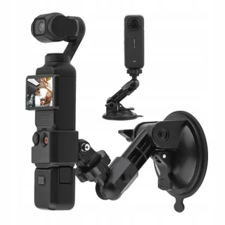 BRDRC Zuignaphouder Ruit voor GoPro Insta360 Actiecamera's — miniatuur 1