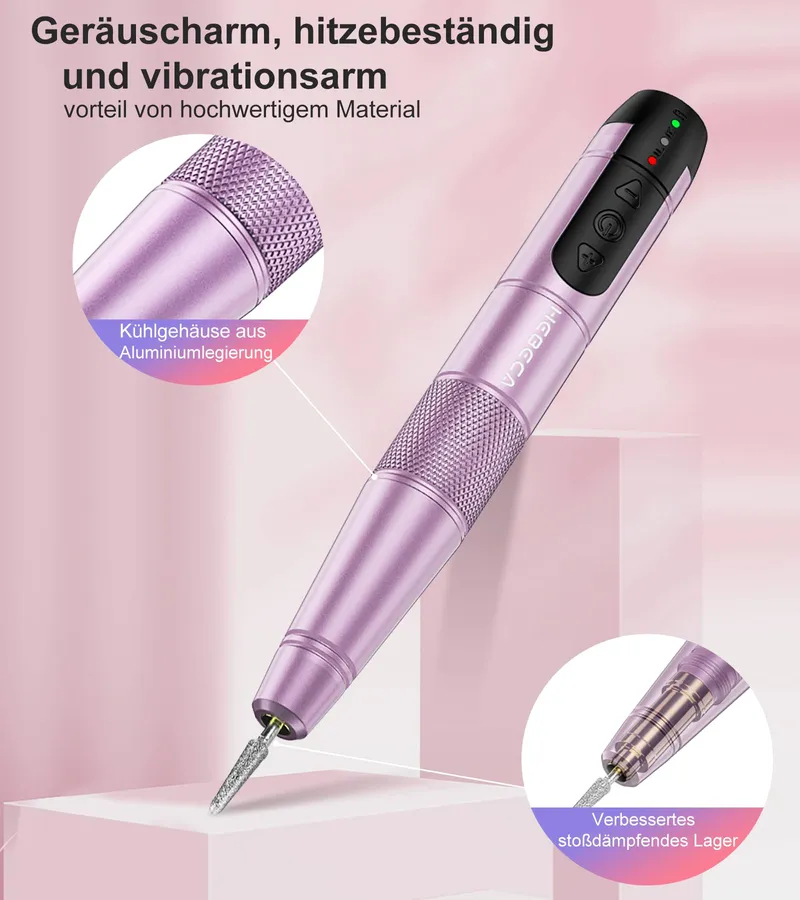 HEBECA Draadloze Nagelfrees 20000 rpm Manicure Set — foto 5