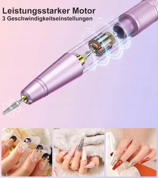 HEBECA Draadloze Nagelfrees 20000 rpm Manicure Set — miniatuur 2