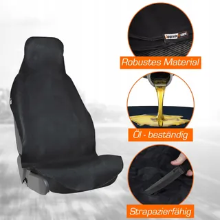 UPGRADE4CARS Waterdichte Voorstoelhoes Auto Universeel — miniatuur 3