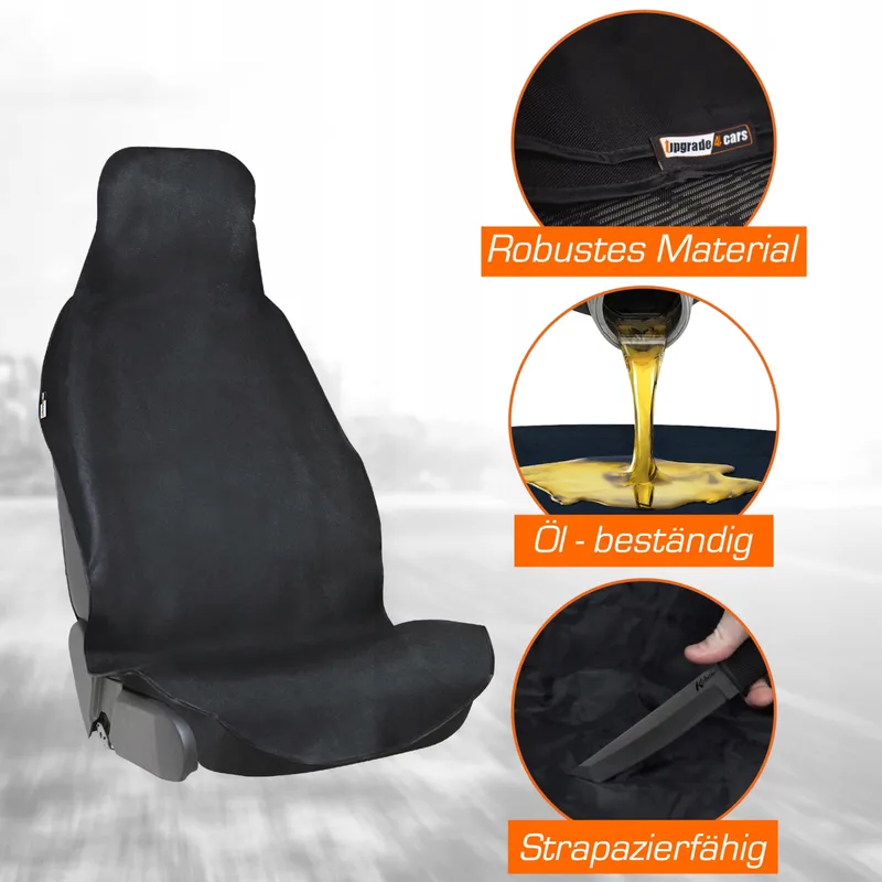 UPGRADE4CARS Waterdichte Voorstoelhoes Auto Universeel — foto 3
