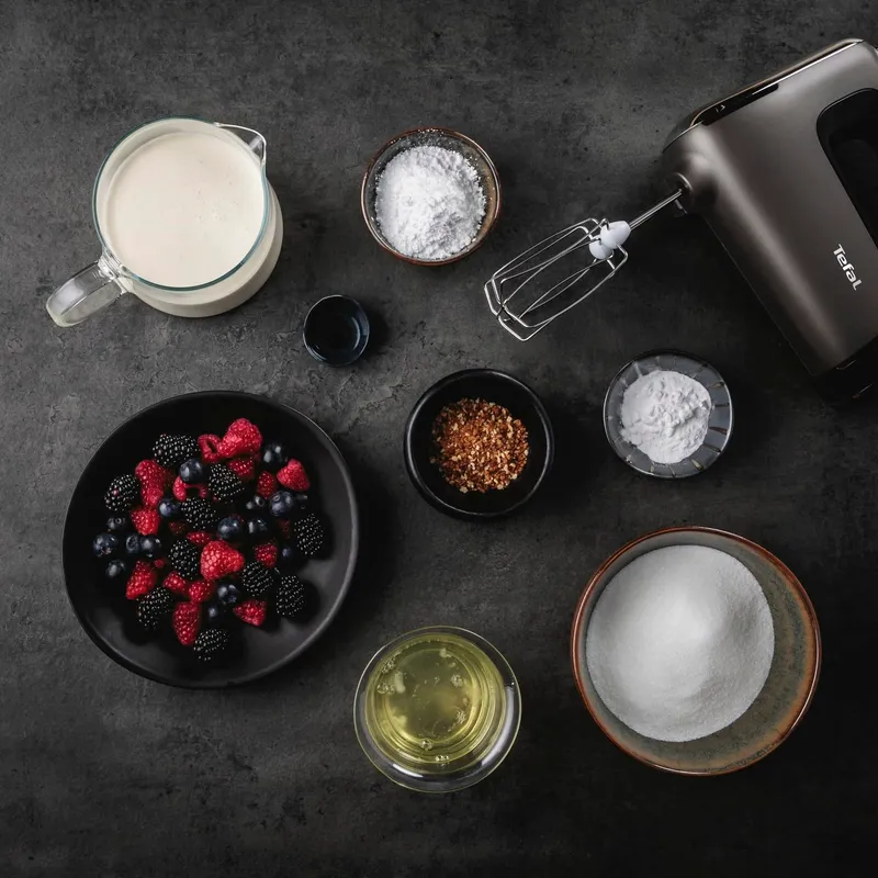 TEFAL Power Mix Silence Handmixer 600W Stille Motor Turbo — foto 2