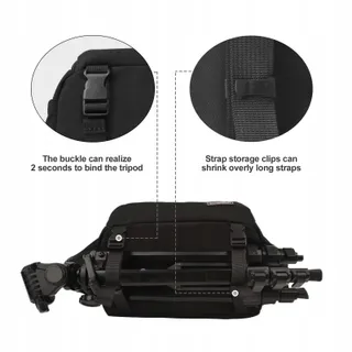 CWATCUN Compacte Cameratas Schoudertas Canon Nikon Sony SLR — miniatuur 8