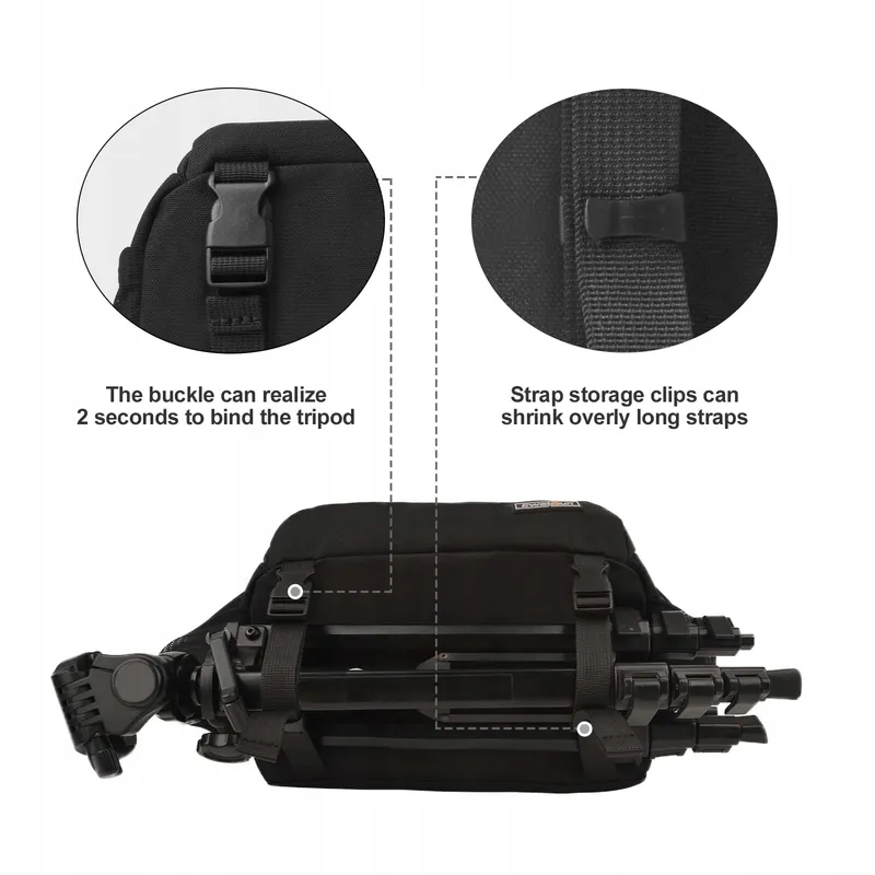 CWATCUN Compacte Cameratas Schoudertas Canon Nikon Sony SLR β foto 8
