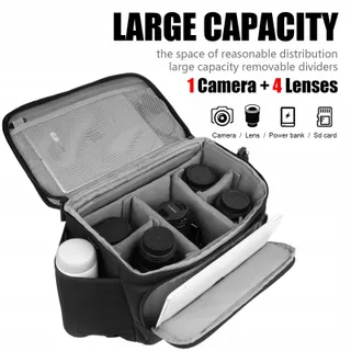 CWATCUN Compacte Cameratas Schoudertas Canon Nikon Sony SLR — miniatuur 2