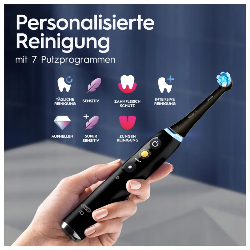 ORAL-B iO Series 9 Plus Tandenborstel 3 Opzetborstels Onyx — foto 4