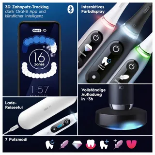 ORAL-B iO Series 9 Plus Tandenborstel 3 Opzetborstels Onyx — miniatuur 6
