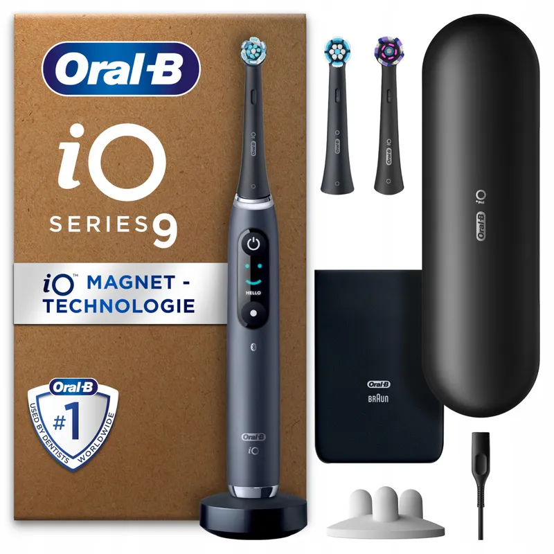ORAL-B iO Series 9 Plus Tandenborstel 3 Opzetborstels Onyx — foto 1