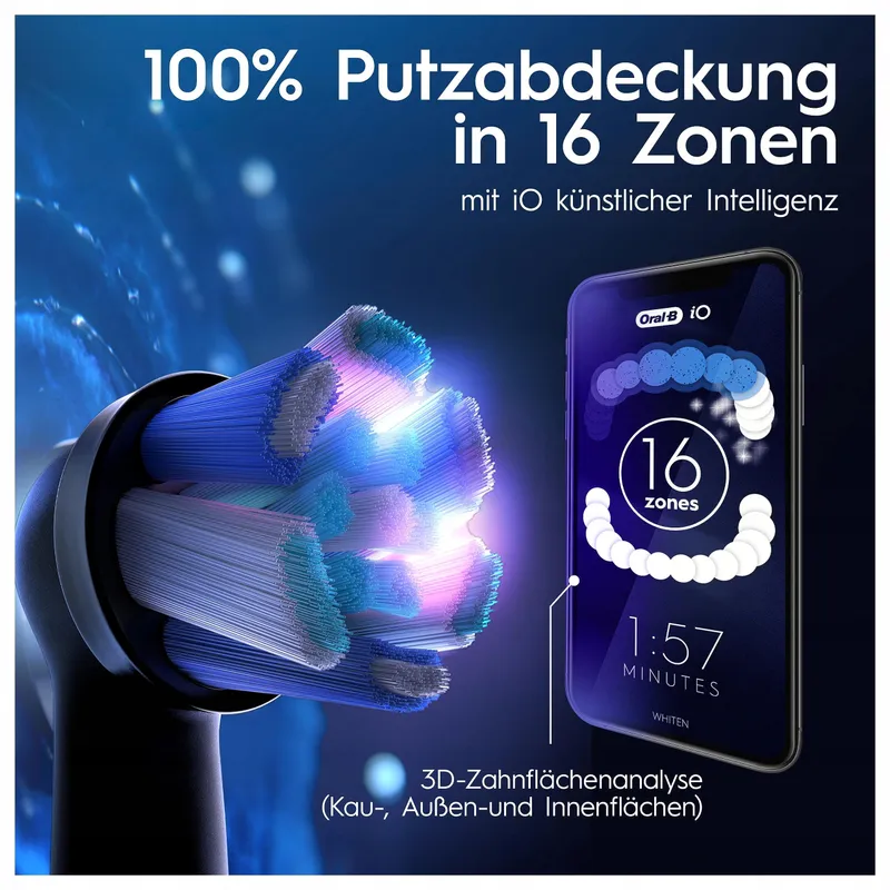 ORAL-B iO Series 9 Plus Tandenborstel 3 Opzetborstels Onyx — foto 8
