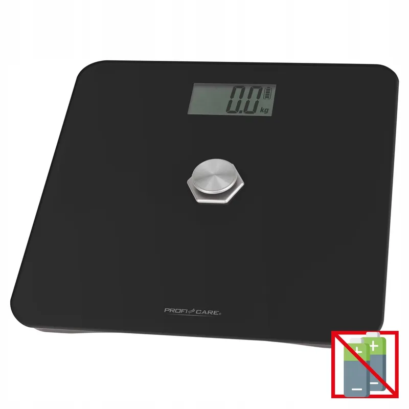 PROFICARE Personenweegschaal Zonder Batterij 5-180kg LCD Zwart — foto 7