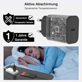 USB-C Snellader 45W Samsung Galaxy Zwart — miniatuur 5