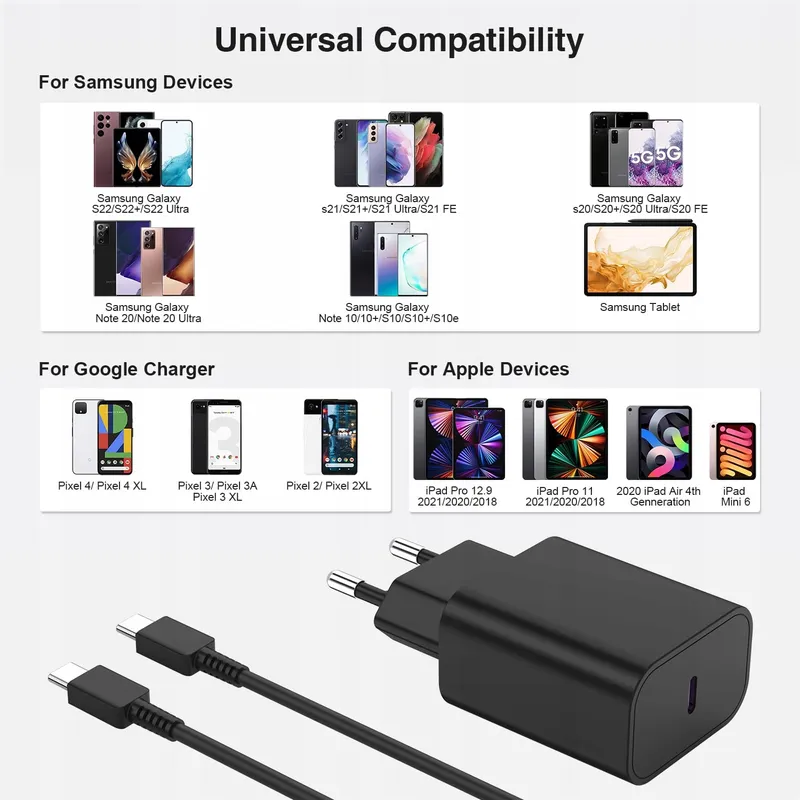 USB-C Snellader 45W Samsung Galaxy Zwart — foto 7