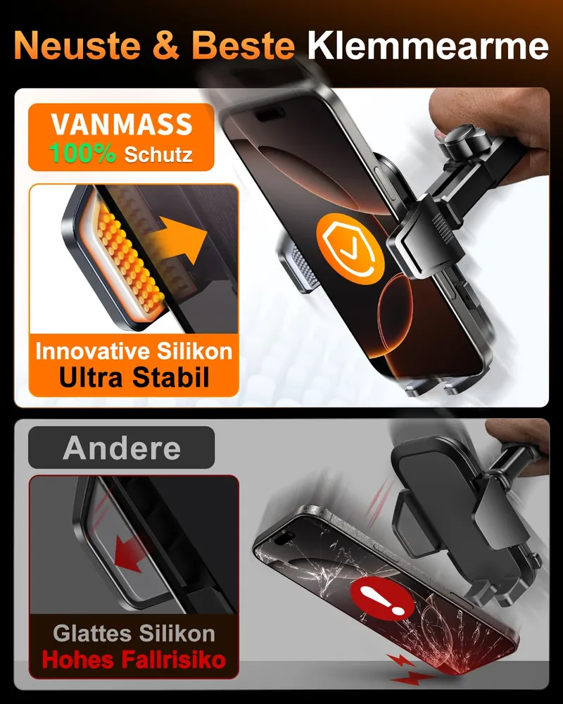 VANMASS Autohouder Telefoon iPhone Android Universeel — foto 4