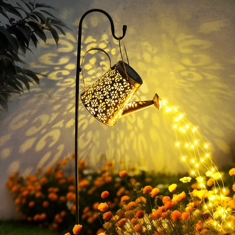 GIGALUMI Solar Gieter met Verlichting Tuin Waterdicht — foto 1