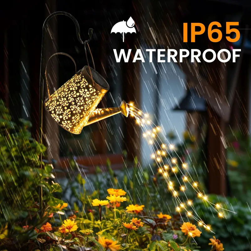 GIGALUMI Solar Gieter met Verlichting Tuin Waterdicht — foto 2