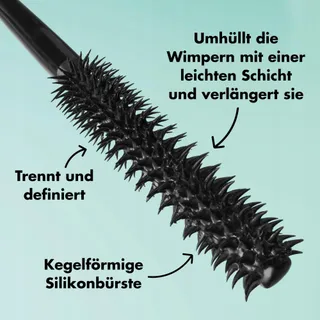 E.L.F. Lash XTNDR Mascara Langhoudend Verlengend Zwart Veganistisch — miniatuur 5