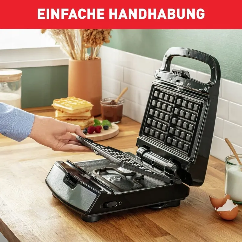 TEFAL Snack Collection 4-in-1 Combi Apparaat 700W Zwart RVS — foto 3