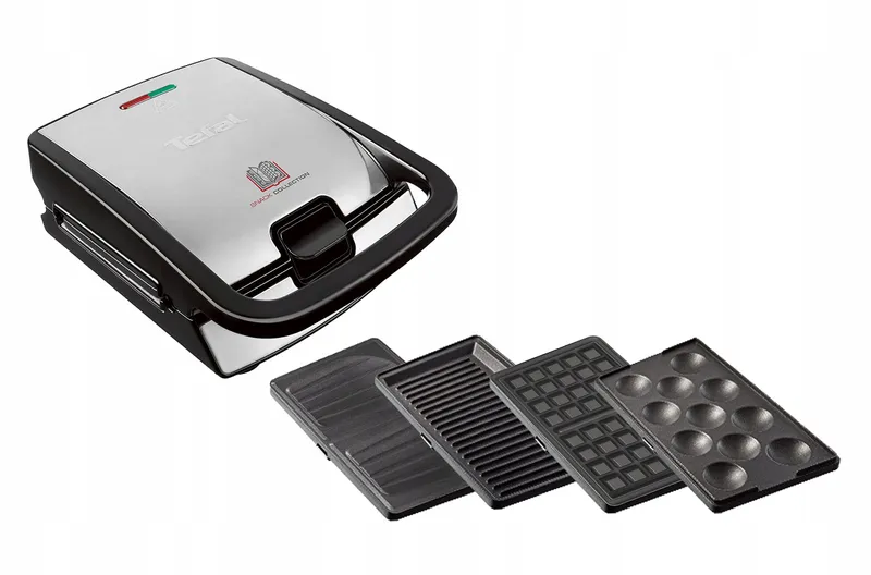 TEFAL Snack Collection 4-in-1 Combi Apparaat 700W Zwart RVS — foto 1