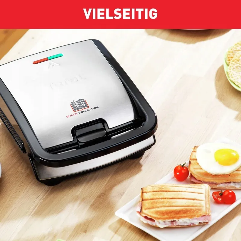 TEFAL Snack Collection 4-in-1 Combi Apparaat 700W Zwart RVS — foto 6